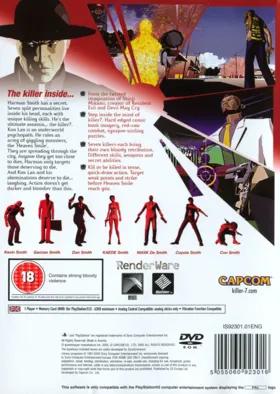 Killer 7 box cover back